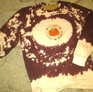 Custom bleach tees and sweatshirts
